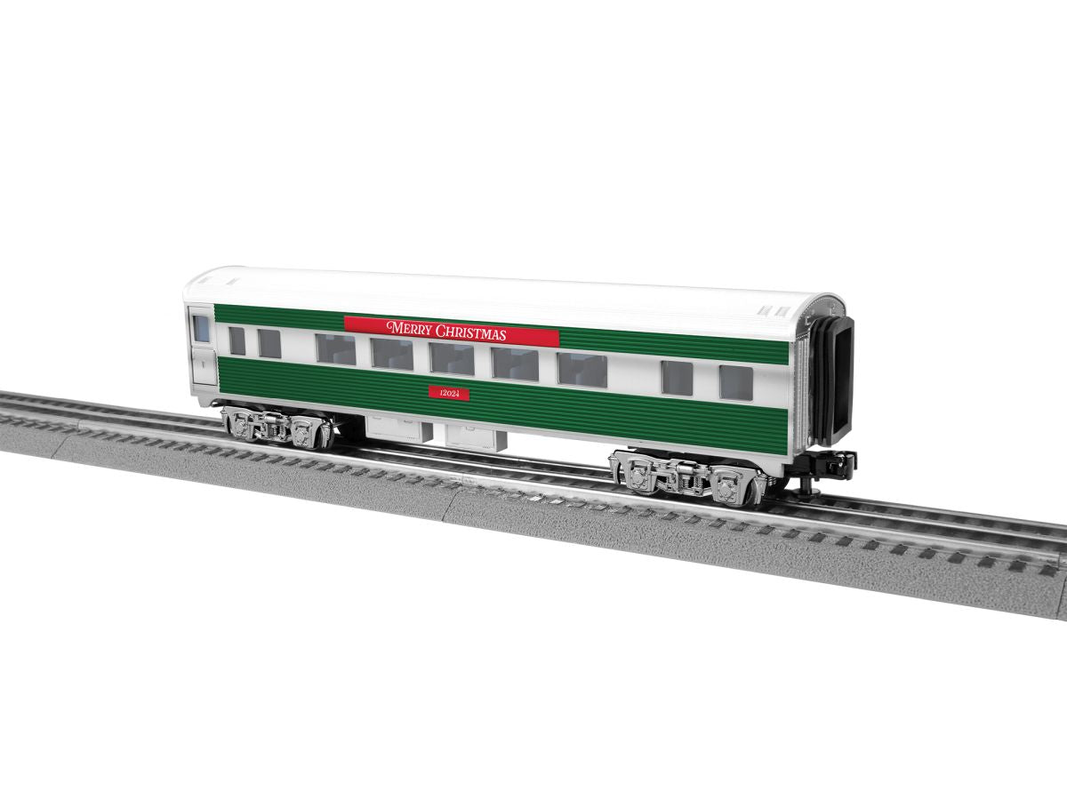 Lionel Train 2427890 O RTR Christmas Streamlined Passenger Coach #12024 (not show
