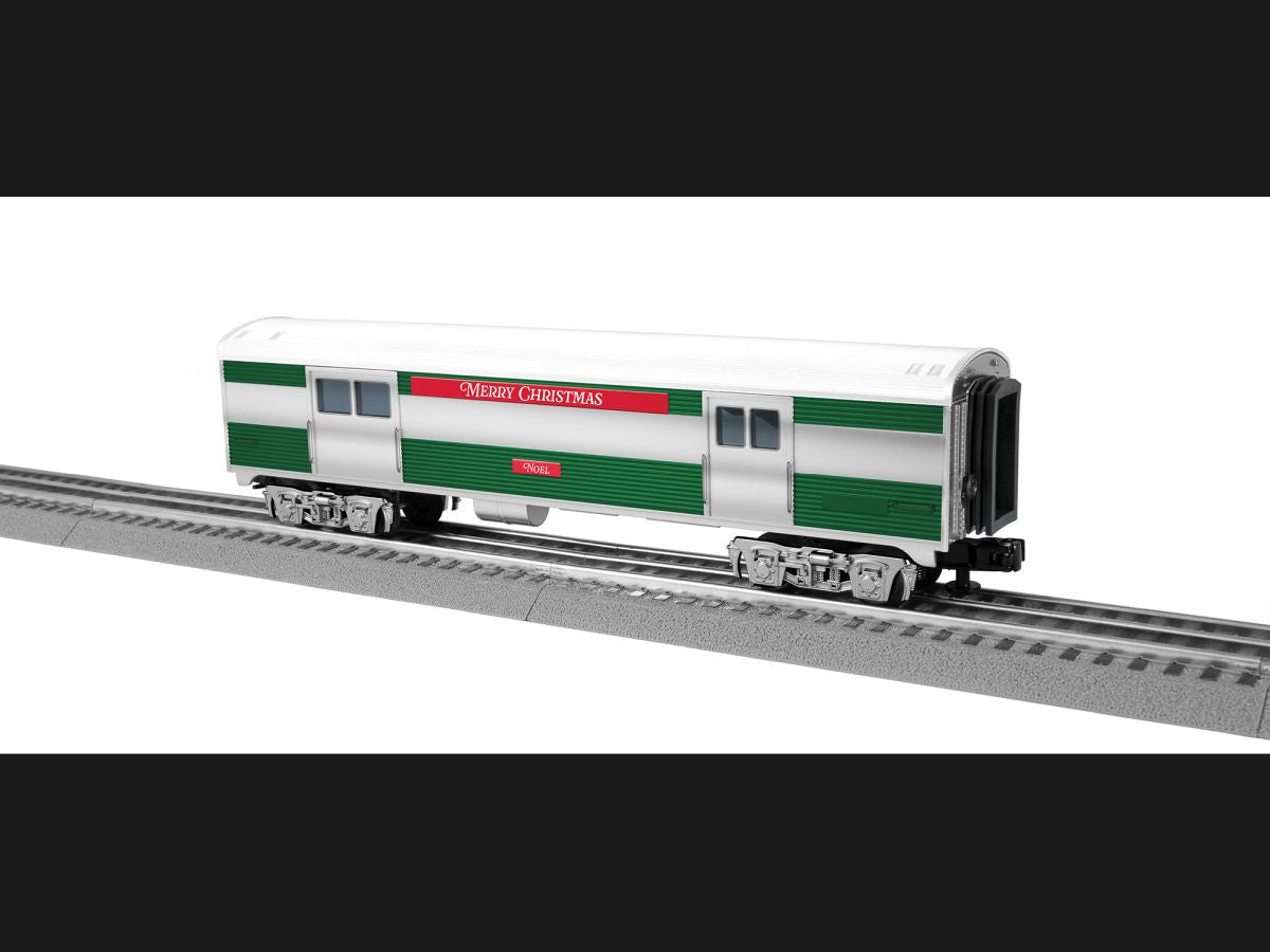 Lionel Train 2427910 O RTR Christmas Baggage Coach Noel