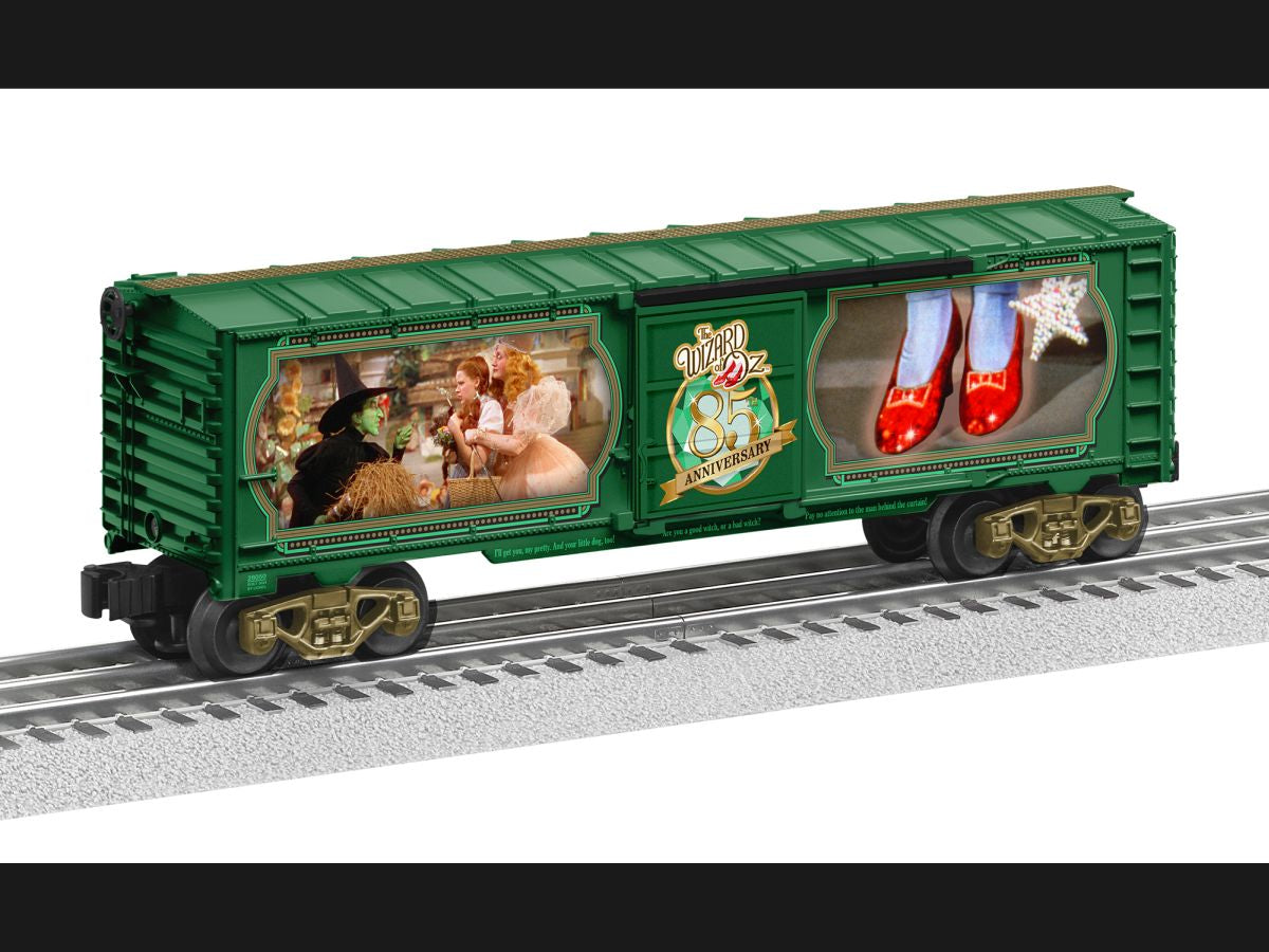 Lionel Train 2428050 O RTR Wizard of Oz 85th Anniversary Illuminated Boxcar