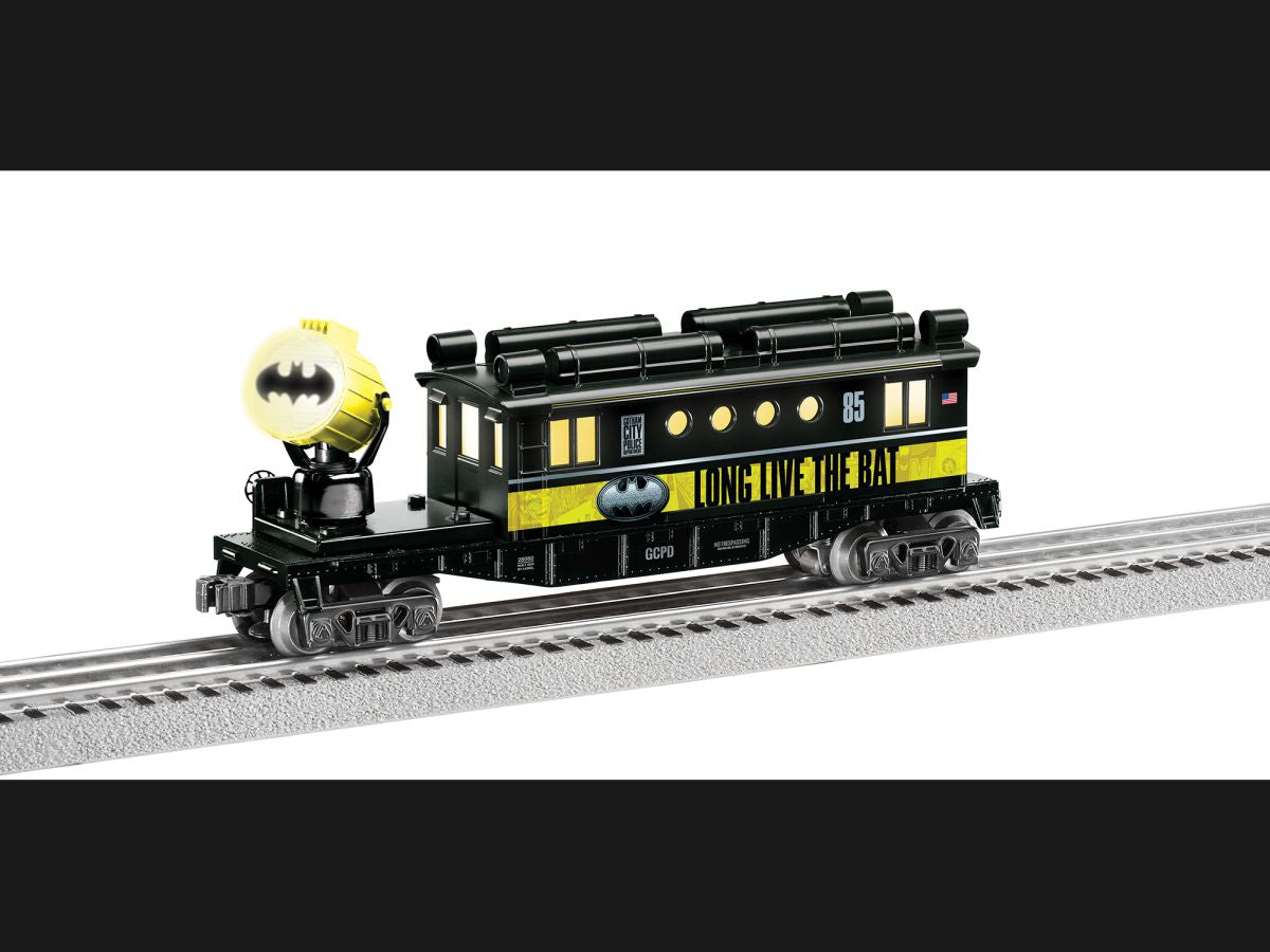 Lionel Train 2428060 O RTR Batman 85th Anniversary Bat Signal Caboose