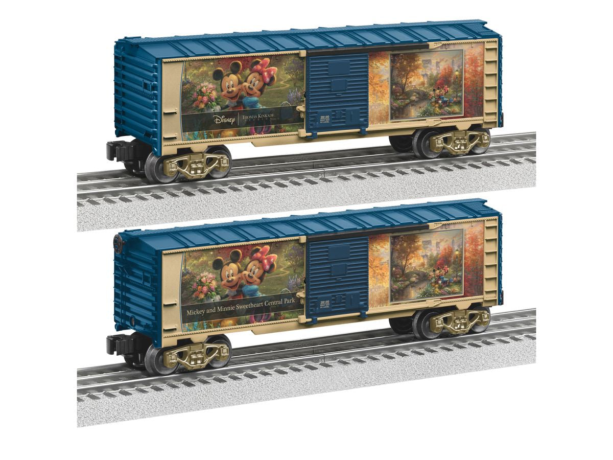 Lionel Train 2428140 O RTR Thomas Kinkade-Disney Mickey & Minnie Sweetheart Centr
