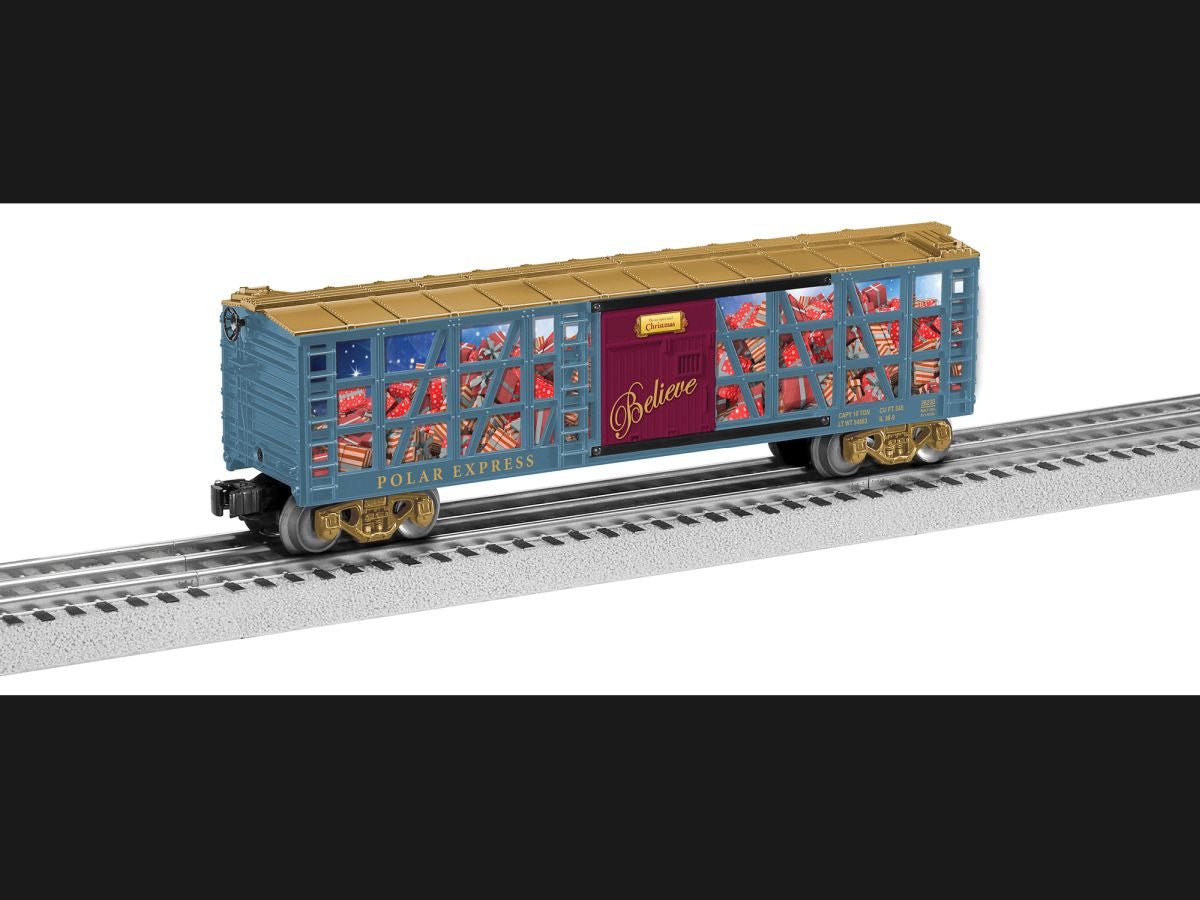 Lionel Train 2428230 O RTR THE POLAR EXPRESS Present Transport Car