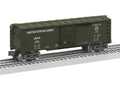 Lionel Train 2428250 O RTR US Army Boxcar #8250