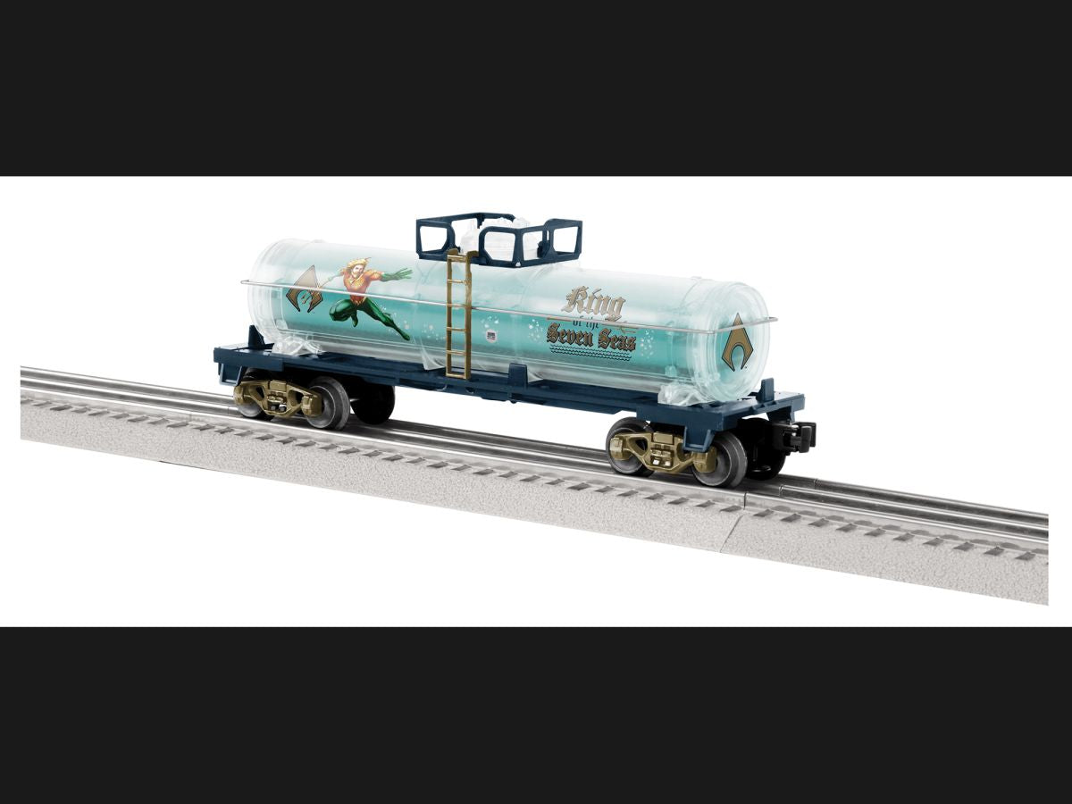 Lionel Train 2428280 O RTR DC Comics Aquaman Seven Seas Tank Car