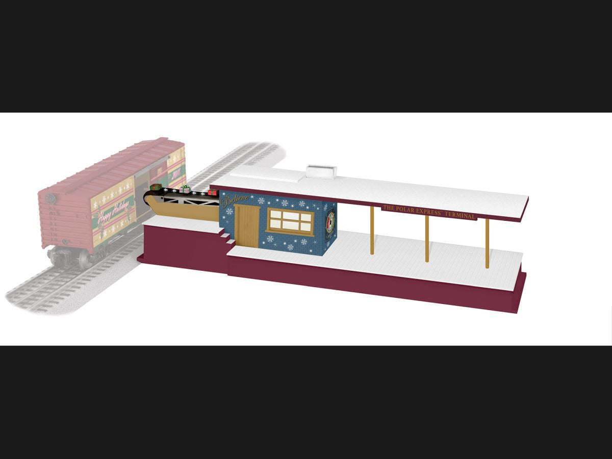 Lionel Train 2429100 O RTR The POLAR EXPRESS Operating Freight Terminal