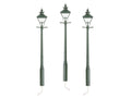 Lionel Train 2429180 O RTR Decorative Street Lamp 3-Pack Green