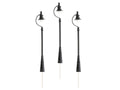 Lionel Train 2429210 O RTR Station Lights 3-Pack Black