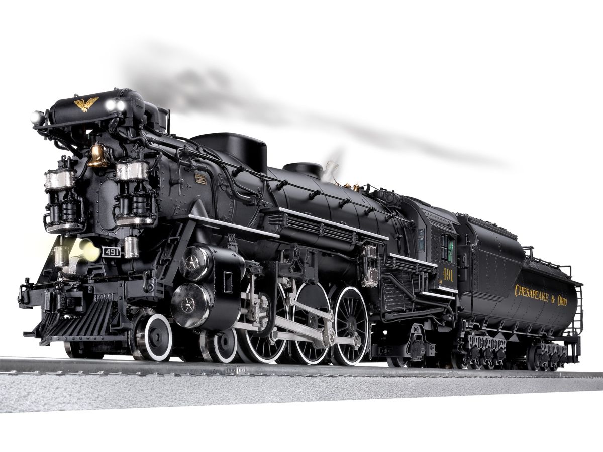 Lionel Train 2431150 O BTO F-19 Pacific C&O #491 Sportsman Steam Loco
