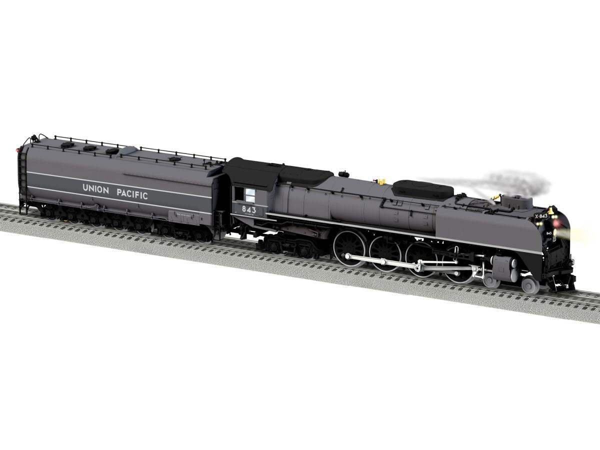 Lionel Train 2431280 O BTO FEF-3 UP #843 Gray/Silver Steam Loco