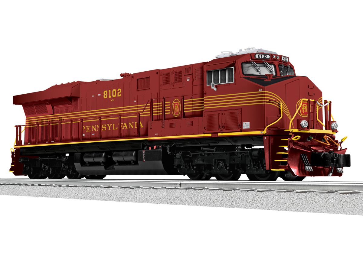 Lionel Train 2433519 O BTO PRR Heritage Non-Pwd ES44 #8102