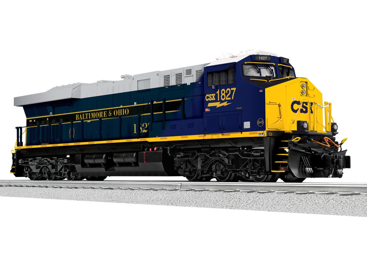 Lionel Train 2433589 O BTO CSX ES44AC #1827 Non-pwd