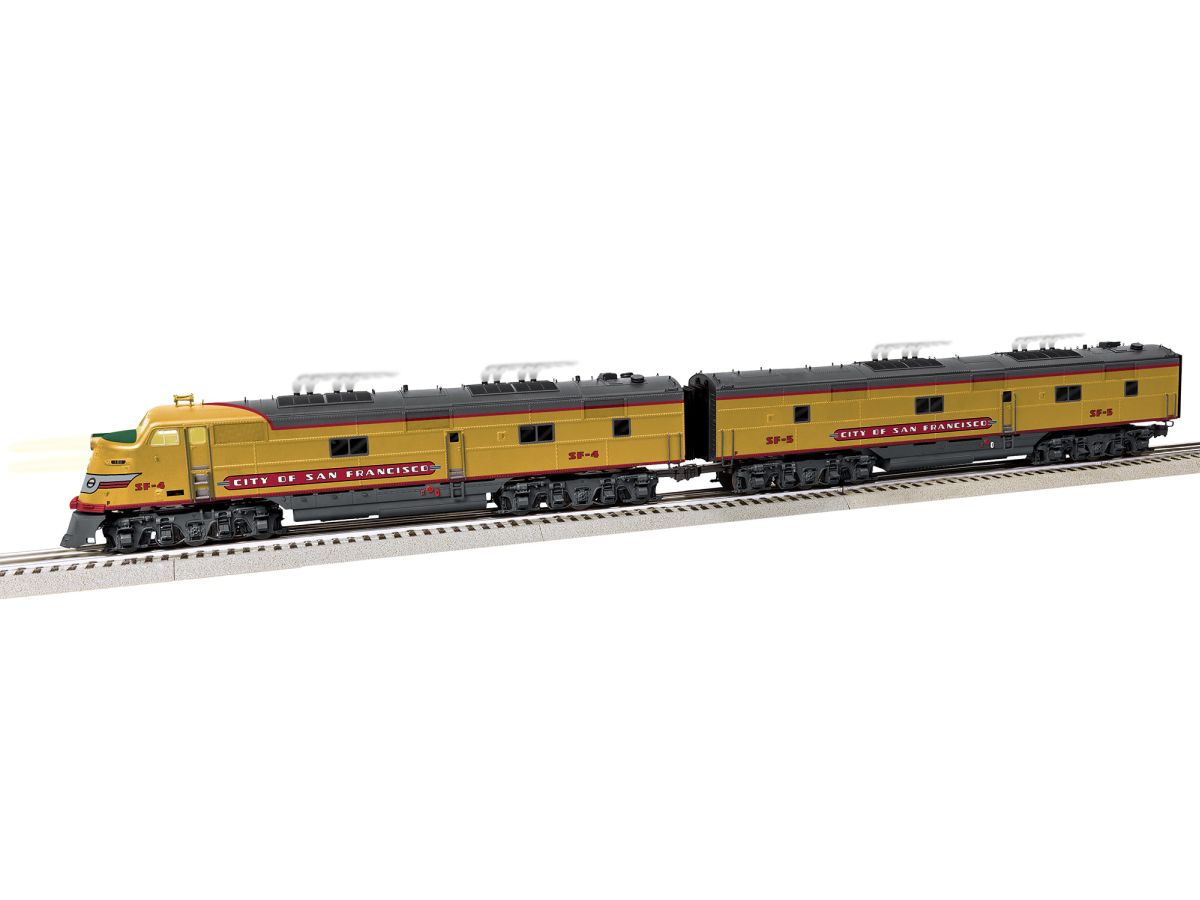 Lionel Train 2433650 O BTO City of San Francisco LEGACY E6 AB Set