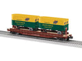 Lionel Train 2526370 O CNW TOFC w/2 trailers #44017