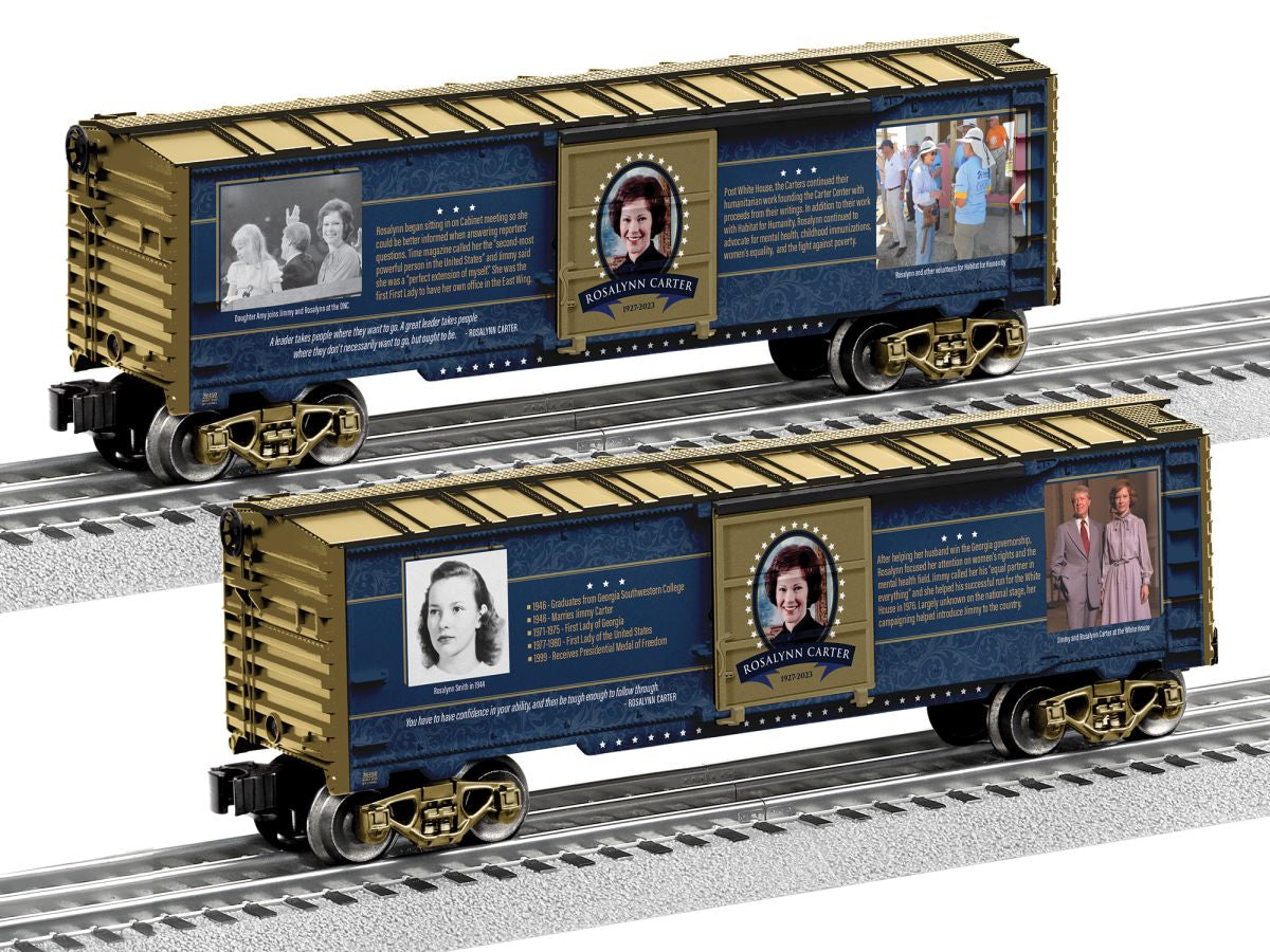 Lionel Train 2538450 O RTR Rosalynn Carter MUSA Boxcar
