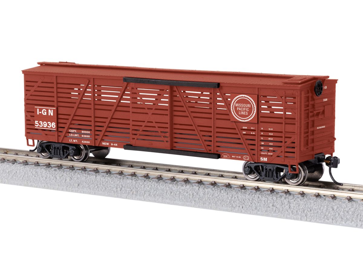 Lionel Train 2554390 HO RTR MP Stock Car w/Cow Sounds