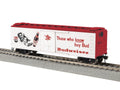 Lionel Train 2554530 HO RTR Budweiser Those Who Know Reefer