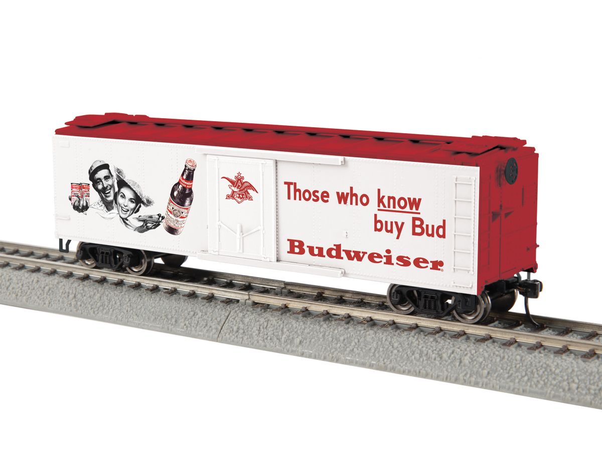 Lionel Train 2554530 HO RTR Budweiser Those Who Know Reefer
