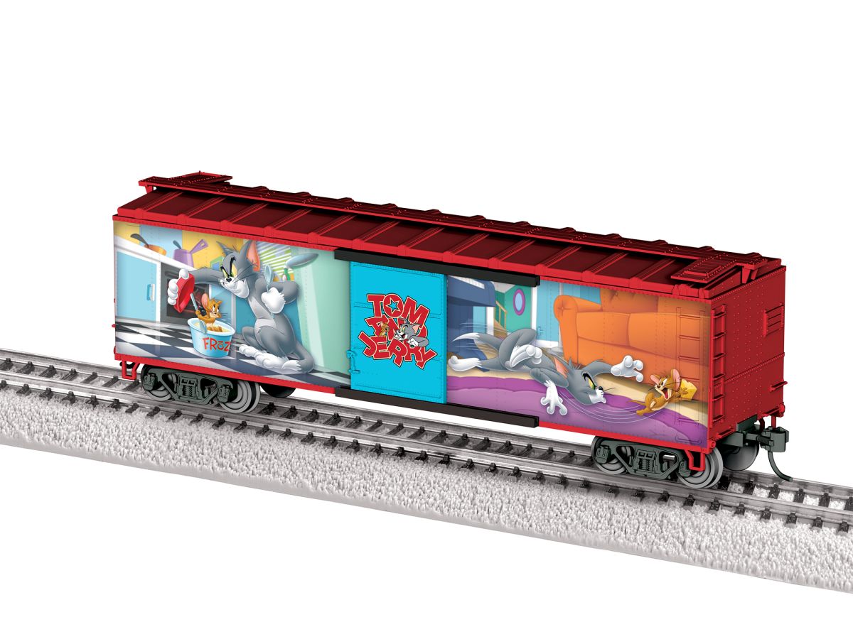 Lionel Train 2554540 HO RTR Tom & Jerry Cartoon Moments Boxcar