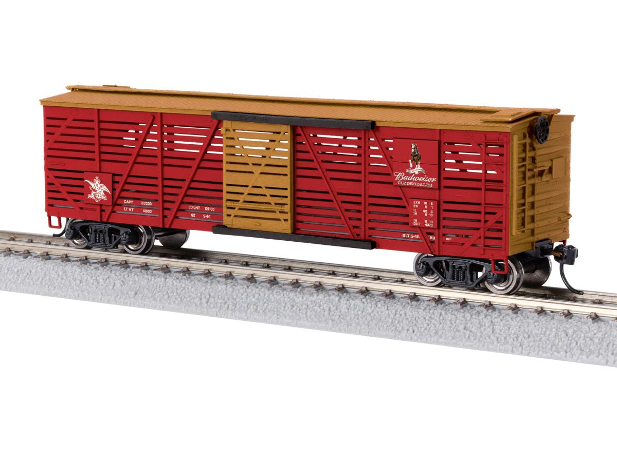 Lionel Train 2554600 HO RTR Clydesdale Stock Car w/Horse Sounds