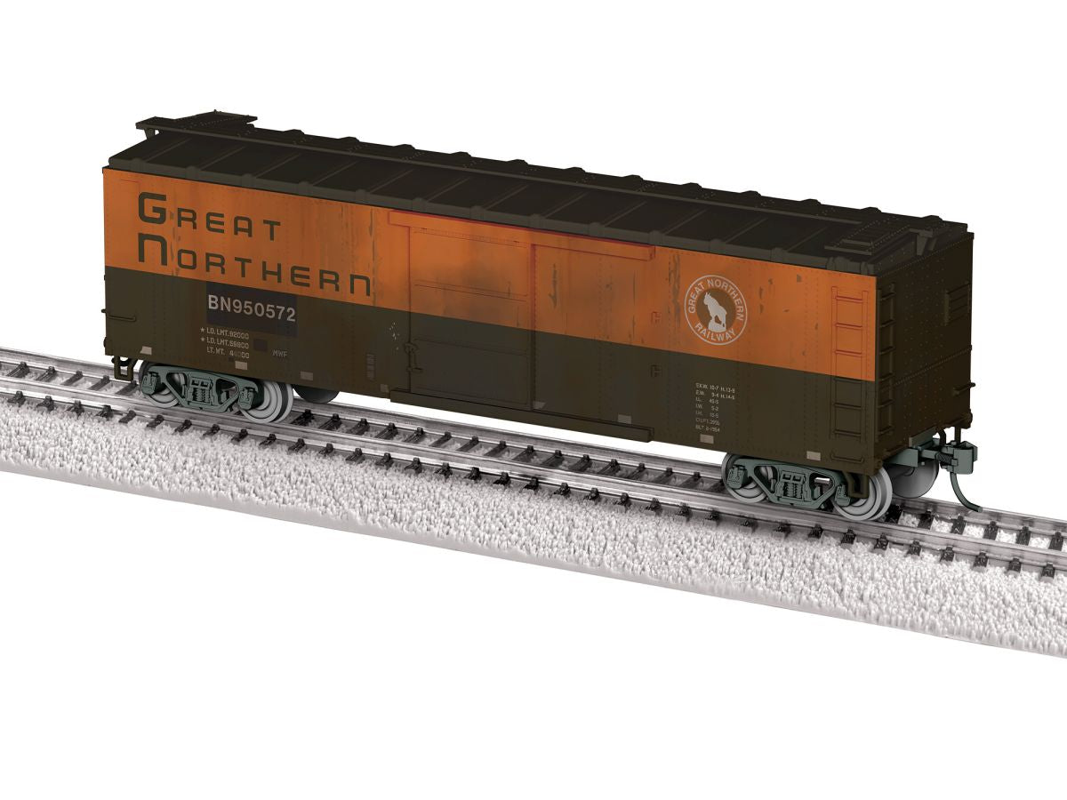 Lionel Train 2554640 HO RTR GN Weathered Boxcar BN950572