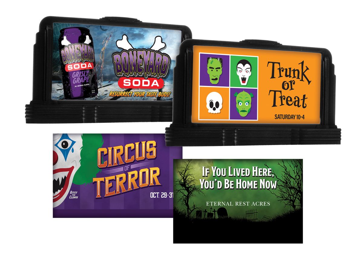 Lionel Train 2557020 HO RTR Halloween Billboard 2 Pack