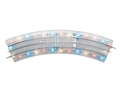Lionel 2625020 O RTR Patriotic Lighted FasTrack O36 Curved 4-Pack  NEW - call for discount pricing!