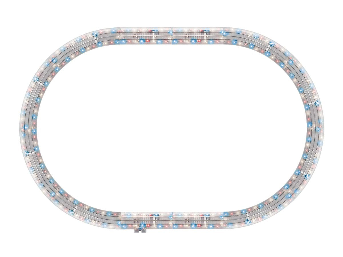 Lionel 2625030 O RTR Patriotic Lighted FasTrack 40 x 60 Oval Track Pack  NEW - call for discount pricing!