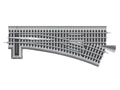 Lionel 262560L O RTR FasTrack O60 Turnout  Left  NEW - call for discount pricing!
