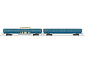 Lionel Train 2627170 O Texas & Pacific Aluminum 18in Passenger 2 Pack