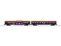Lionel Train 2627240 O Whispering Rails Aluminum 18in Passenger 2 Pack