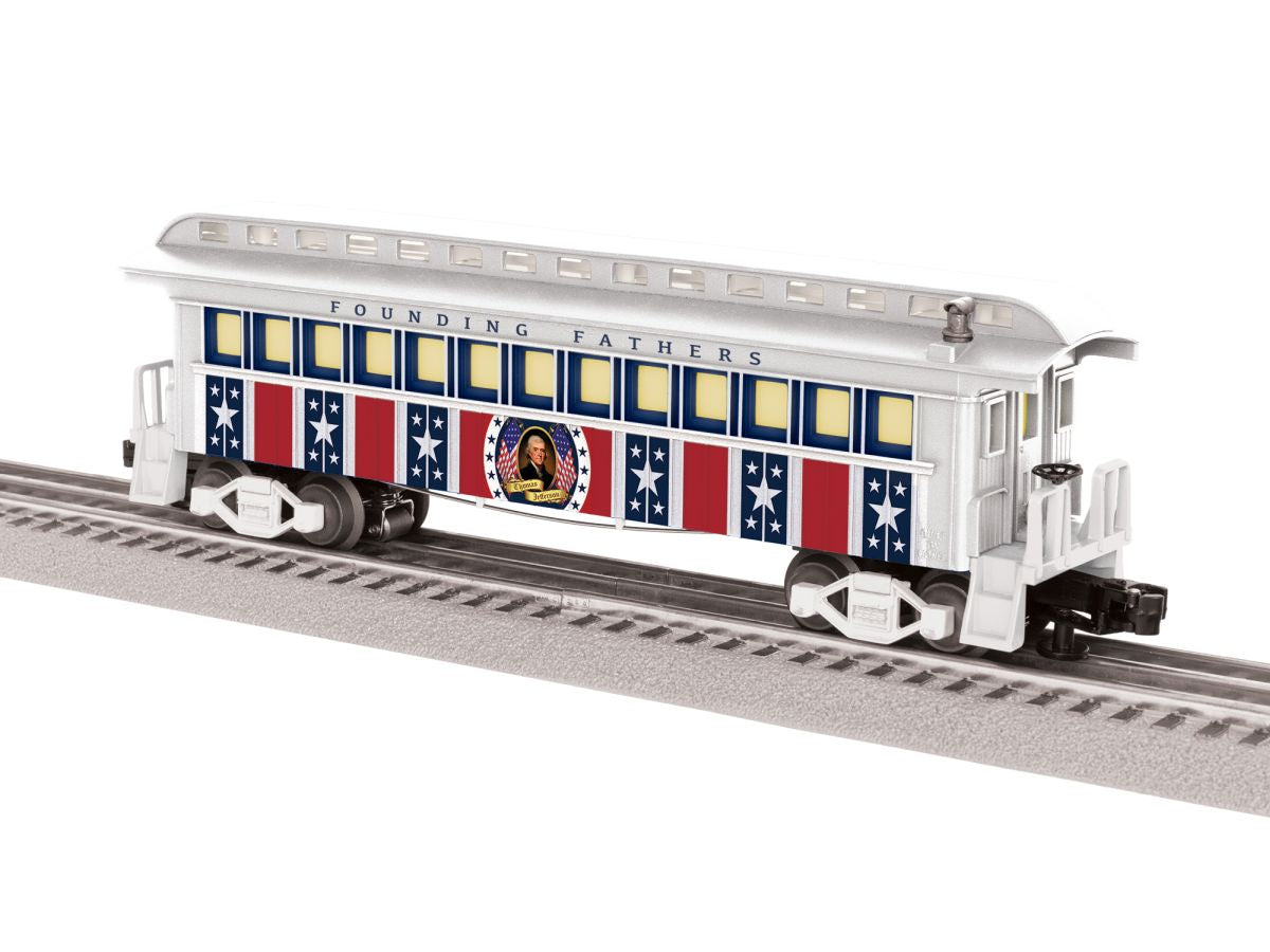 Lionel Train 2627400 O RTR Founding Fathers Thomas Jefferson Coach