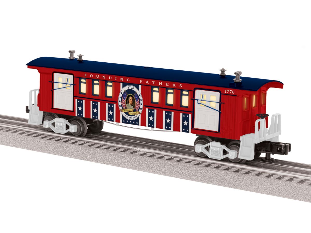 Lionel Train 2627410 O RTR Founding Fathers Benjamin Franklin Mail Car