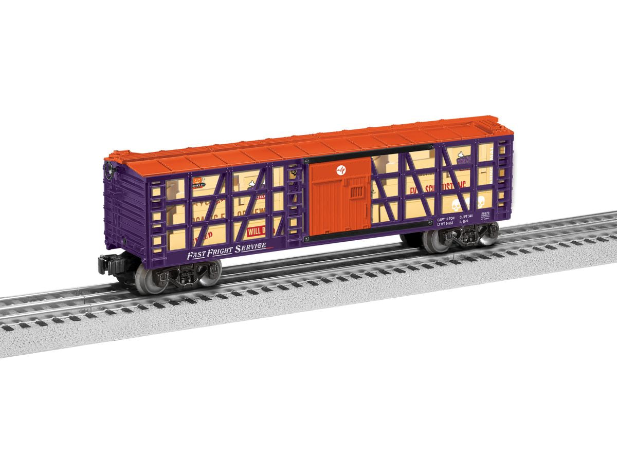 Lionel Train 2628670 O RTR Fast Fright Halloween Transport Car