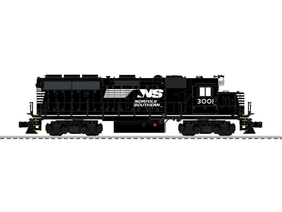 Lionel 2633431 O BTO NS VISION GP40-2 #3001 Diesel  NEW - call for discount pricing!