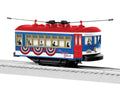 Lionel Train 2635030 O RTR American Celebration Trolley