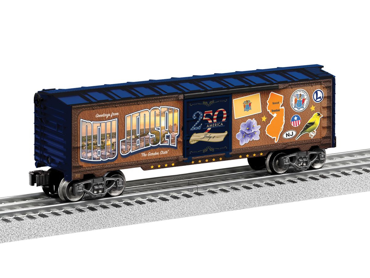 Lionel 2638110 O RTR New Jersey MUSA Boxcar  NEW - call for discount pricing!