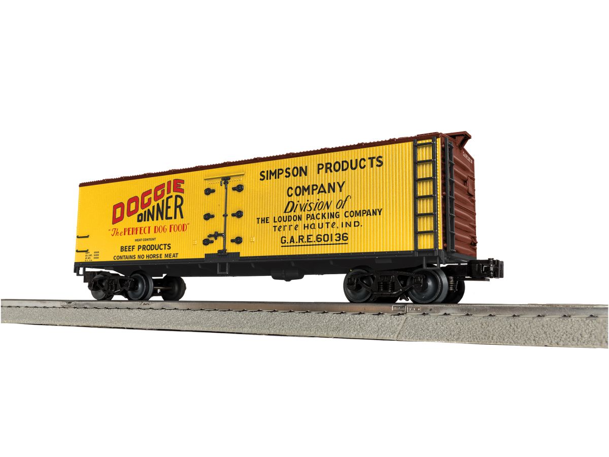 Lionel Train 2642012 O Doggie Dinner Woodside Reefer #60136