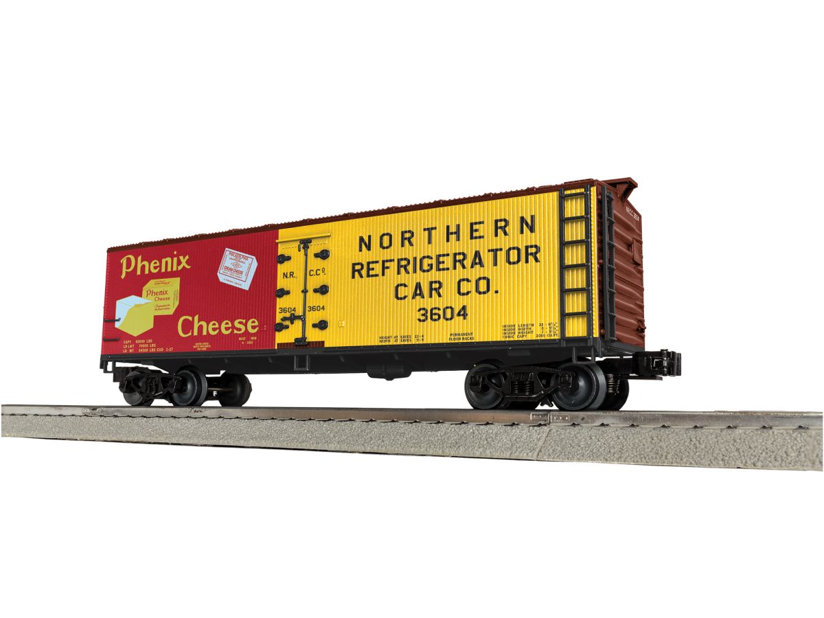 Lionel Train 2642041 O Phoenix Cheese Woodside Reefer #3604