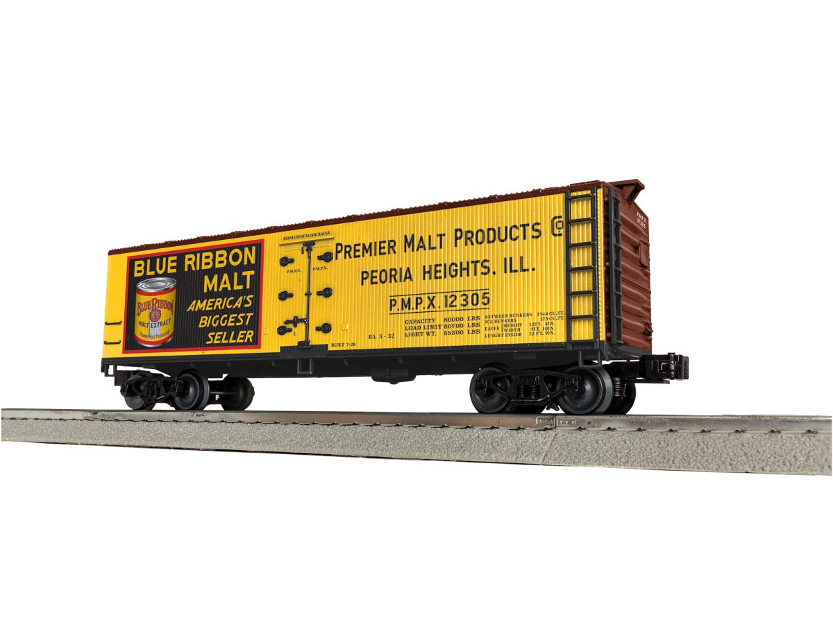 Lionel Train 2642062 O Premier Malt Woodside Reefer#12305