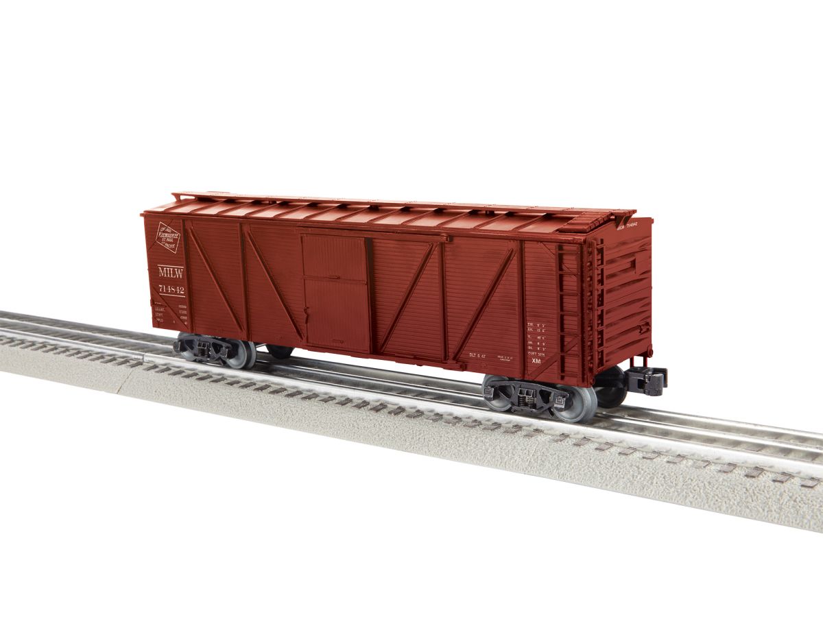 Lionel Train 2642101 O Milw.Rd. Single Sheath Boxcar #714842
