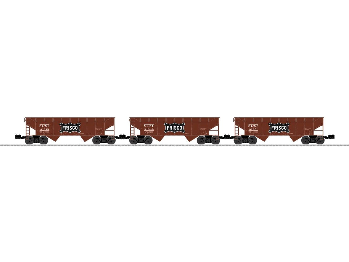 Lionel 2642225 O Frisco 2 Bay AAR Hopper  oxide 3 Pack  NEW - call for discount pricing!