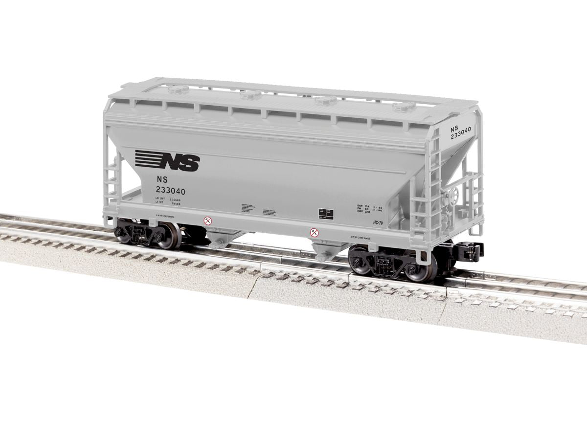 Lionel Train 2643052 O NS 2 Bay ACF Covered Hopper #233040 (not shown)