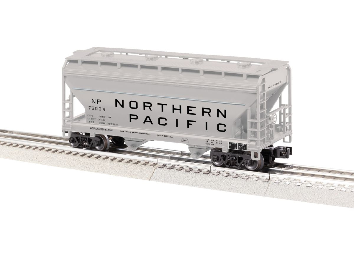 Lionel Train 2643061 O NP 2-Bay ACF Covered Hopper #75034