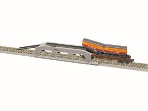 Lionel Train 47983 AF Piggyback Unloader w/UP Flatcar & Trailers