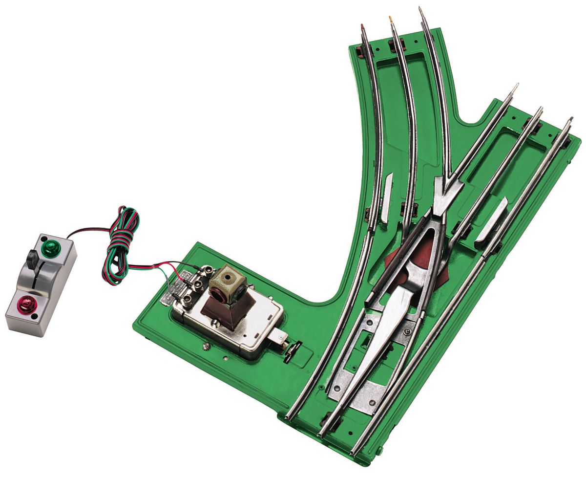 MTH MTH1099045 TP Std.Gauge 42 LH Switch / Green Base