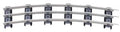 MTH MTH1099094 TP Std.Gauge 72 Curve Track