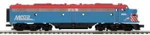 MTH MTH20208524 O Metra E8A Diesel #516/Dmy./Hi-Rail