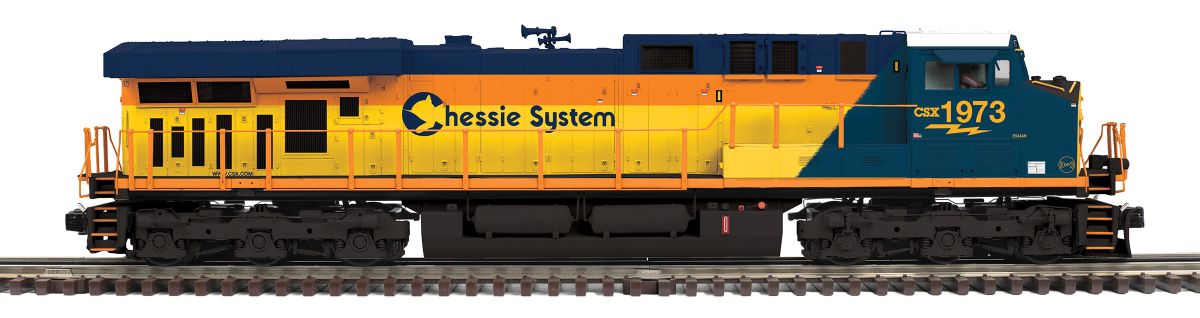 MTH MTH20219371 O ES44AC Diesel CSX/Chessie Heritage #1973/3.0