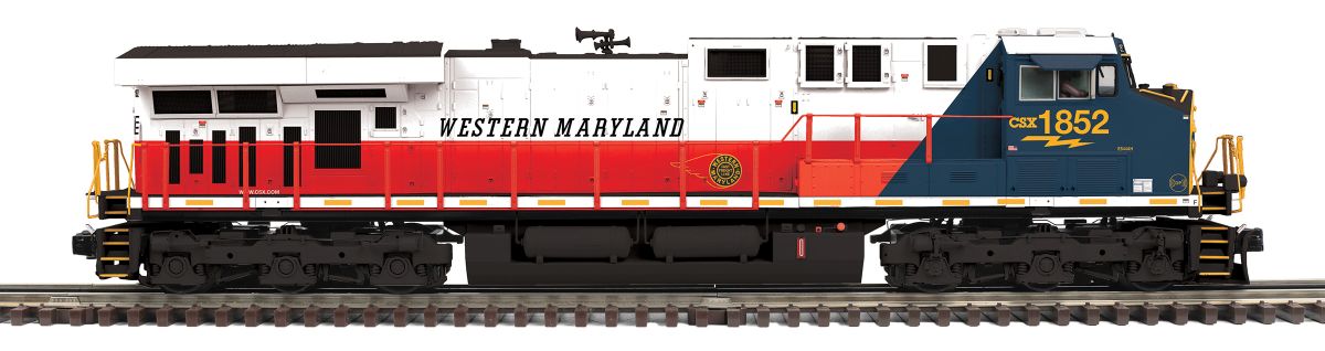 MTH MTH20219381 O ES44AC Diesel CSX/WM Heritage #1852/3.0