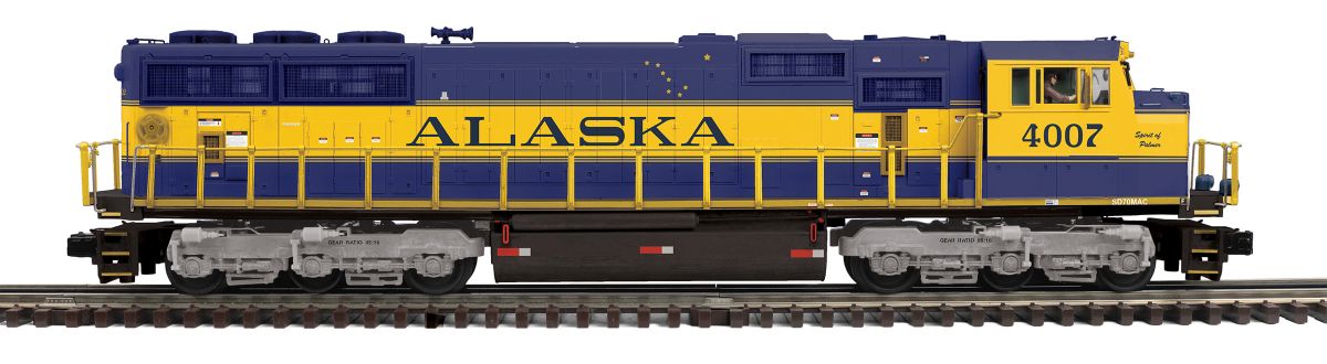MTH MTH20219481  O SD70MAC Diesel Alaska #4007/3.0
